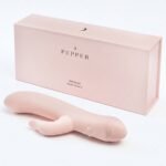 Pepper Indulge: Masajeador Doble Rabbit de Silicona