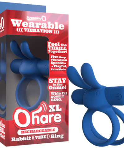 Anillo Vibrador Recargable Ohare XL | Extra Elástico y Potente PARA PENES GRANDES